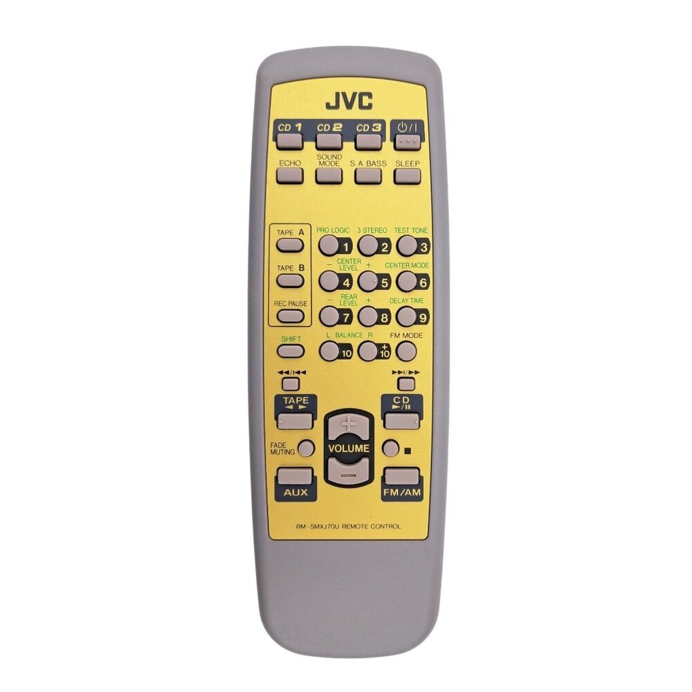 JVC RM-SMXJ7OU Remote Control CD Tape Replacement Original OEM Vintage